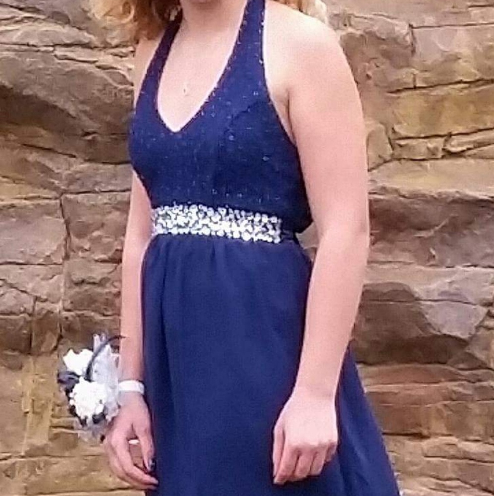 Navy blue Homecoming dress